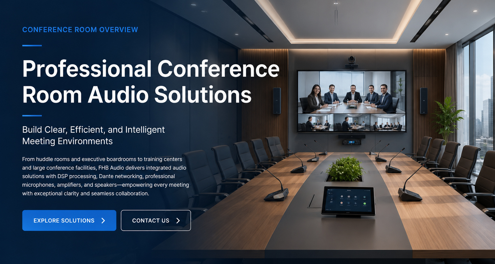 Penyelesaian Audio Bilik Persidangan Profesional