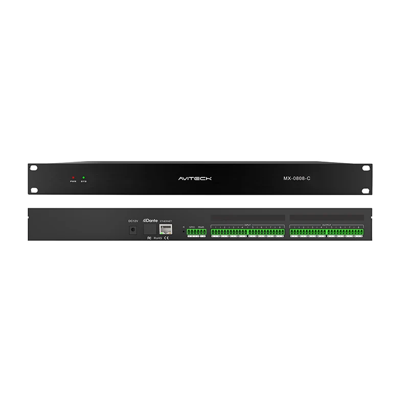 Apa yang Menjadikan Pemproses Audio Rangkaian 12V Dante 8 dalam 8 Keluar Penting untuk Sistem AV Moden?